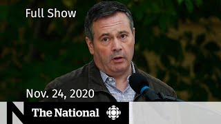 CBC News: The National | Alberta takes action amid COVID-19 spike | Nov. 24, 2020