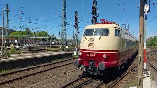 Am Samstag gab es 2x Sonderzüge zum 835 Hafengeburtstag. 103 mit  @AllAboutTrains_db aufgenommen.