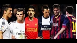 Best Football Skill Show 2014 | Ronaldo vs Messi vs Neymar vs Bale vs Suarez vs Ibrahimovic  Part 2