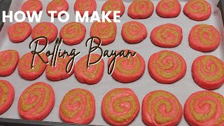 ROLLING BAYAN RECIPE/Filipino Cookies/Filipino food creations