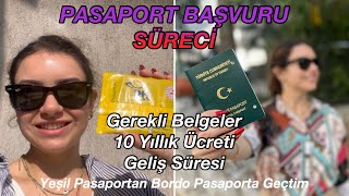 PASAPORT BAŞVURU SÜRECİ | Nasıl Alınır? Gerekli Belgeler, 10 Yıllık Ücreti | Yeşilden Bordoya Geçtim