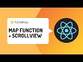 Tutorial#18 | React Native map function | React Native ScrollView | Urdu/Hindi