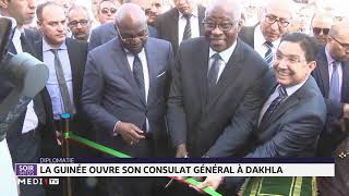 La République de Guinée ouvre un consulat général à Dakhla