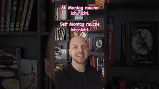 Ab Montag - Seit Montag - Von Montag an. #deutsch #wörter #shorts