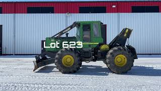 Lot 623, John Deere 540G3 Log Skidder