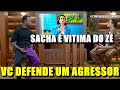 CABINE: LARISSA APARECE E ZAC FICA FURIOSO APÓS ELA DIZER Q SACHA É FAVORITO...