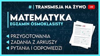 🔴[LIVE] ZARAZ EGZAMIN PRÓBNY z CKE - EGZAMIN ÓSMOKLASISTY 2025 - #egzaminosmoklasisty2025