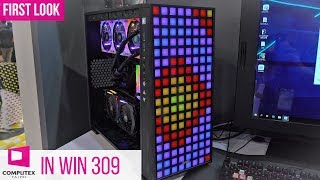 In Win 309 Case with LED Front Panel #Computex2019