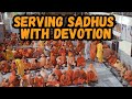 Feeding the Sadhus of Haridwar Daily || Shri Gita Kutir Tapovan