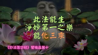 【法華經】此法能生淨妙第一之樂，能化三乘｜妙法蓮華經｜宣化上人｜佛子