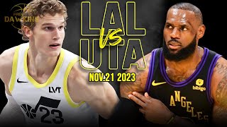Los Angeles Lakers vs Utah Jazz Full Game Highlights | Nov 21, 2023 | FreeDawkins