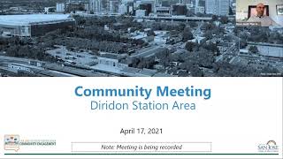 Diridon Station Area, Downtown West - Community Meeting | April 17, 2021