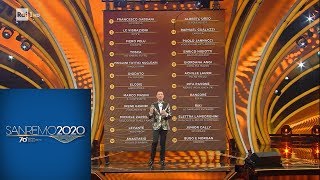 Sanremo 2020 - Amadeus apre la quarta serata del Festival