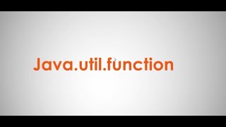 Java.util.function package - part 1