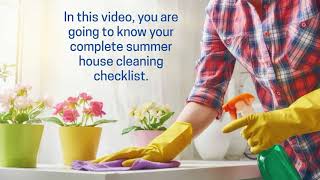 Your Complete Summer House Cleaning Checklist