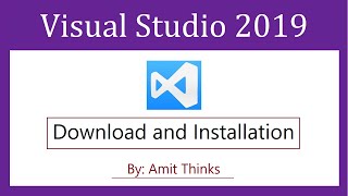 Visual Studio 2019 Installation