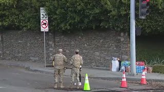 California National Guard helping protect LA fire zones