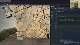 CodinGame Coding Escape (Python) - Aguateca Collapse
