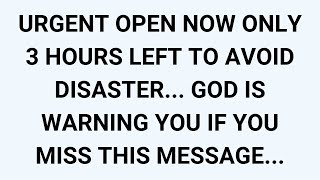 🧾URGENT OPEN NOW ONLY 3 HOURS LEFT TO AVOID DISASTER... GOD IS WARNING YOU IF YOU MISS THIS ME...