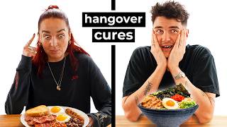 Hungover People Try Each Others Hangover Cures