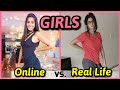 Girls : Online VS. Real Life | Anisha Dixit | Rickshawali