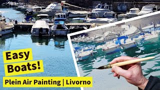 Mastering Plein Air Painting: Painting Into the Sun with Quick-Drying Paper!