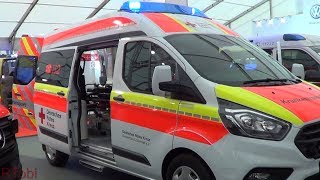 Zollernalb German Red Cross medical transport ambulance - Ford Transit/ Strobel - Rettmobil 5.2019