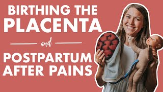 DELIVERY of PLACENTA + Retained Placenta | POSTPARTUM Uterine Contractions + AFTER PAINS