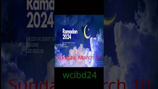 What is the date of Ramadan 2024? What is the date of Ramadan? #shorts #short #ramadan