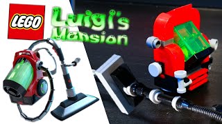 How to build Lego Luigi's Mansion Poltergust  G-00!
