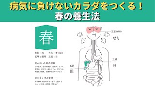 東洋医学から学ぶ健康法！病気に負けないカラダをつくる春の養生法！！