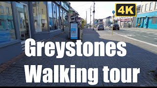 WALKING IRELAND :  Walking around the beautiful coastal town GREYSTONES- 4k Cinematic Video, IRELAND