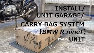 【BMW R nineT】荷物積載問題について UNIT GARAGE/CARRY BAG/INSTALL/MOTOR CYCLE BLOG/Coffee Sommelier Rider