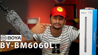 BOYA BY-BM6060L Shotgun Microphone Unboxing \u0026 Review Urdu Hindi