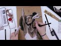 SO MESSY! OMG!  Mystery Art Box  Paletteful Packs Unboxing  Charcoal, Charcoal, and Charcoal!