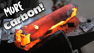 Adding Carbon to 5160 Steel To Make A Knife!