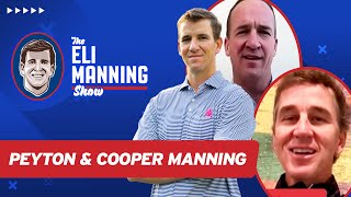 Peyton & Cooper Manning rip Eli: 'Can't think of someone more unqualified to host a talk show' 🤣