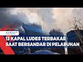 13 Kapal Ludes Terbakar Saat Bersandar di Pelabuhan Pekalongan