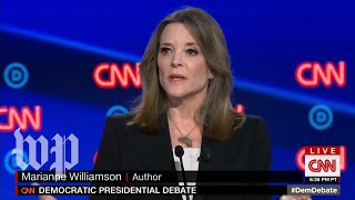 How Marianne Williamson talks about reparations beyond the debate stage