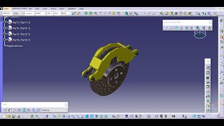 brakes part design & assembly design_CATIA V5