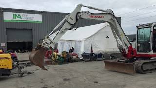 2006 Takeuchi TB175 7.5T Excavator c/w Bucket, Blade \u0026 Swivel Boom 8116Hrs FOR AUCTION