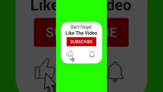 Green Screen Subscribe Button (No Copyright) - Abdi Bateno #abdibateno #subscribe #shorts