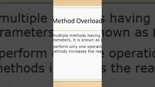 Method overloading short | Java programming language | Malayalam Tutorial