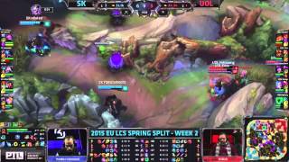 SK Forgiven nice dodge vs Unicorns of Love - League of Legends