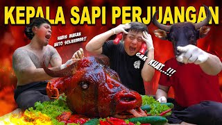 MUKBANG KEPALA SAPI MASAK BUMBU MALA CAROLINA SAMYANG. MENJERIT AUTO SOLID!