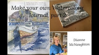 Make your own Watercolour Journal, Part 2