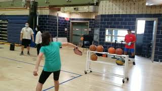 紐約體育館打匹克球和踢毽子的朋友們好熱鬧 PickleBall \u0026 Shuttlecock Jianzi in New York Gym #pickleball