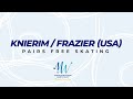 Knierim/Frazier (USA) | Pairs FS | ISU World FS Championships 2022 | Montpellier | #WorldFigure