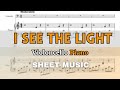 Tangled - I See The Light | Cello and Piano (Sheet Music/Full Score)