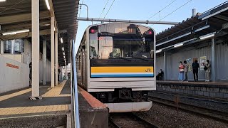 JR東日本鶴見線205系T12編成各駅停車大川行き(1807デ)鶴見小野駅発車(2023/5/24)